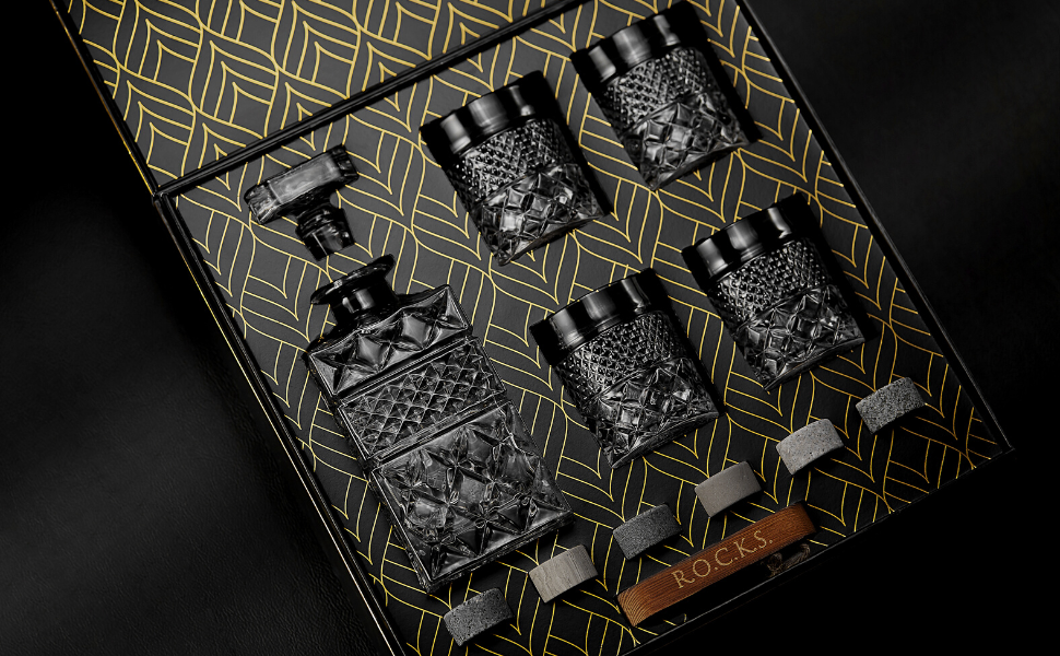 Whiskey Decanter Gift Set